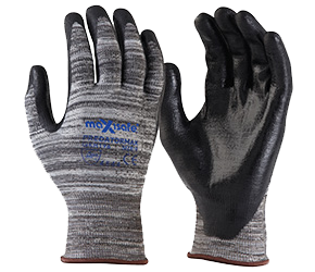 MAXISAFE GLOVES G-FORCE CUT-5 W/HDPU PALM SM 